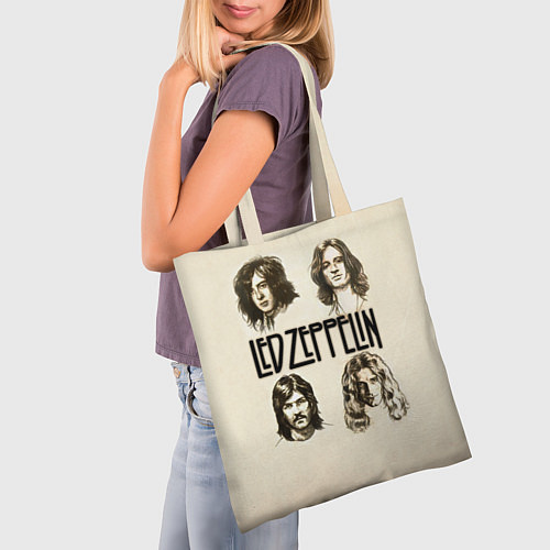 Сумка-шоппер Led Zeppelin Guys / 3D-принт – фото 3