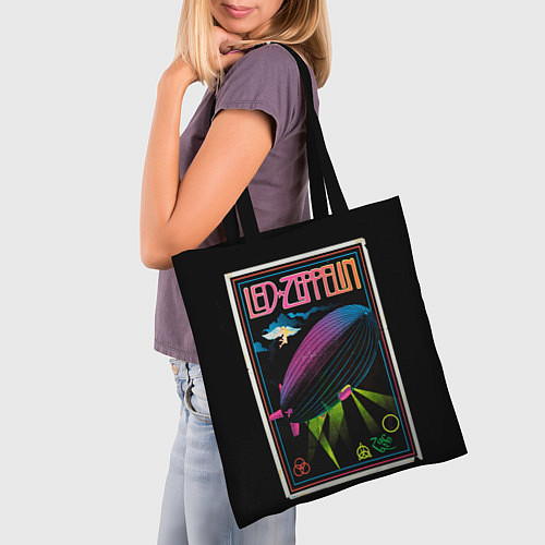 Сумка-шоппер Led Zeppelin: Angel Poster / 3D-принт – фото 3