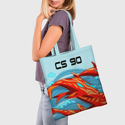 Сумка-шопер CS GO: AR Style, цвет: 3D-принт — фото 2