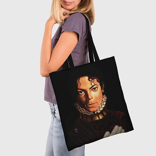 Сумка-шоппер Король Майкл Джексон / 3D-принт – фото 3