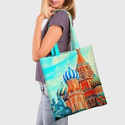 Сумка-шопер Blue Kremlin, цвет: 3D-принт — фото 2