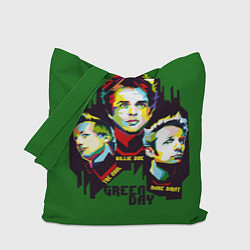 Сумка-шопер Green Day: Trio, цвет: 3D-принт