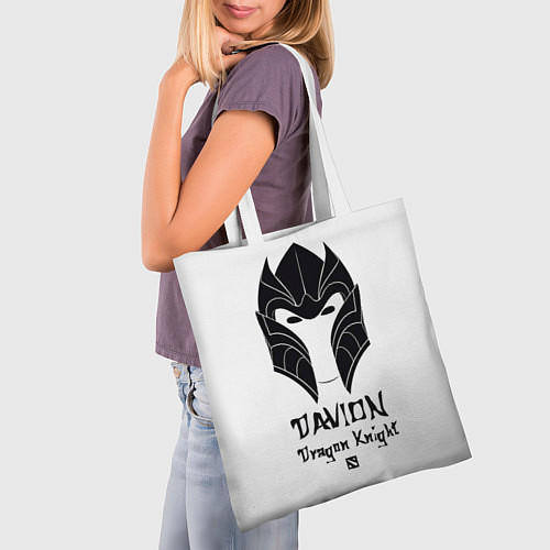 Сумка-шоппер Davion: Dragon Knight / 3D-принт – фото 3