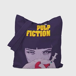 Сумка-шопер Pulp Fiction: Dope Heart, цвет: 3D-принт