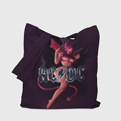 Сумка-шопер AC/DC: Devil Girl, цвет: 3D-принт