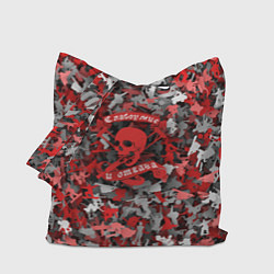 Сумка-шопер Слабоумие и отвага, цвет: 3D-принт