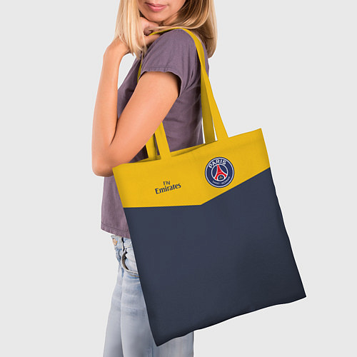 Сумка-шоппер PSG: Navy Yellow / 3D-принт – фото 3