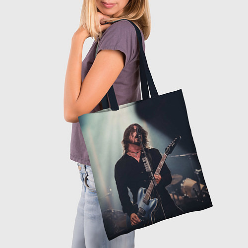 Сумка-шоппер Dave Grohl: Rock Star / 3D-принт – фото 3