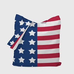 Сумка-шопер USA Flag, цвет: 3D-принт