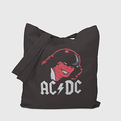 Сумка-шопер AC/DC Devil, цвет: 3D-принт