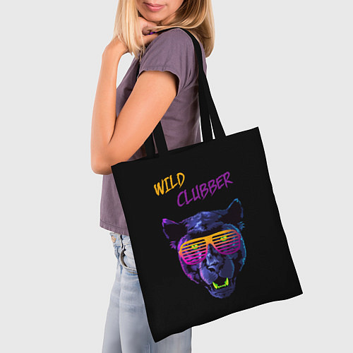 Сумка-шоппер Wild Clubber / 3D-принт – фото 3