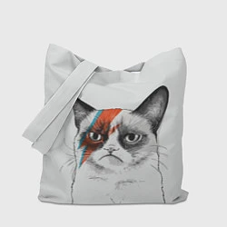 Сумка-шоппер David Bowie: Grumpy cat