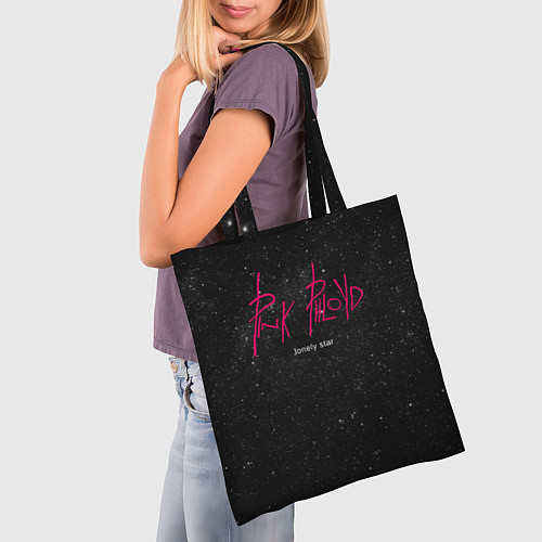 Сумка-шоппер Pink Phloyd: Lonely star / 3D-принт – фото 3