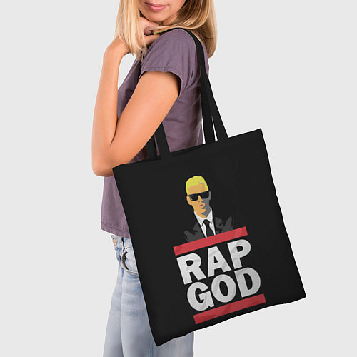 Сумка-шоппер Rap God Eminem / 3D-принт – фото 3