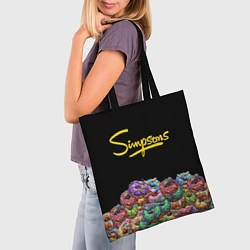 Сумка-шопер Simpsons Donuts, цвет: 3D-принт — фото 2