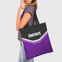 Сумка-шопер Fortnite Violet, цвет: 3D-принт — фото 2