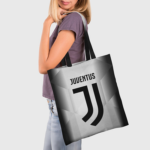 Сумка-шоппер FC Juventus: Silver Original / 3D-принт – фото 3