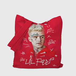 Сумка-шоппер Lil Peep: Red Style