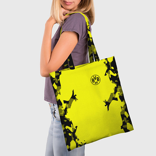 Сумка-шоппер FC Borussia Dortmund: Yellow Original / 3D-принт – фото 3