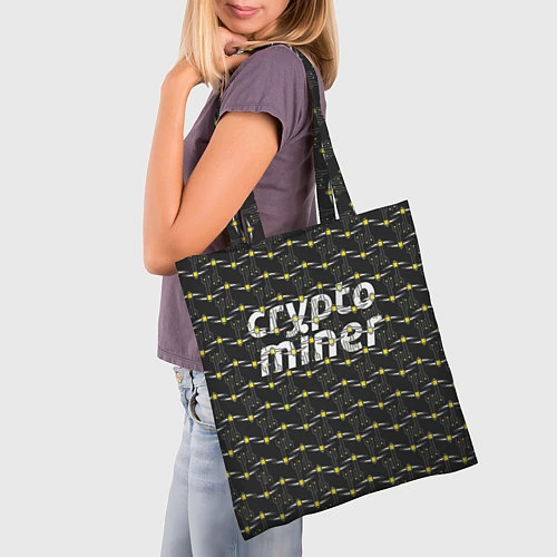 Сумка-шоппер Crypto Miner / 3D-принт – фото 3