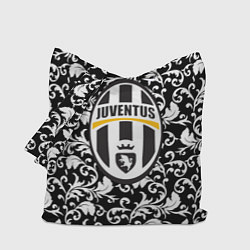 Сумка-шопер FC Juventus: Floral Logo, цвет: 3D-принт
