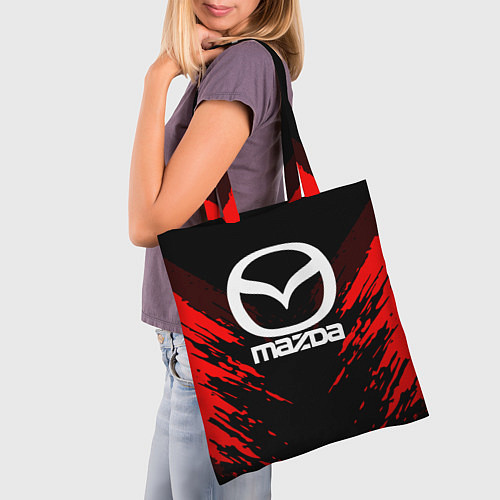 Сумка-шоппер Mazda: Red Anger / 3D-принт – фото 3