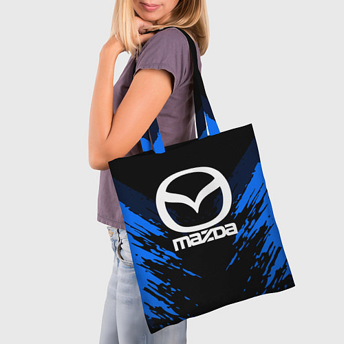 Сумка-шоппер Mazda: Blue Anger / 3D-принт – фото 3