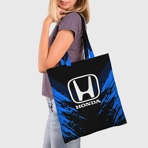 Сумка-шоппер Honda: Blue Anger / 3D-принт – фото 3
