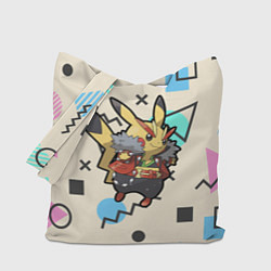 Сумка-шопер Pikachu Geometry, цвет: 3D-принт
