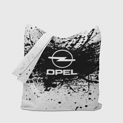 Сумка-шопер Opel: Black Spray, цвет: 3D-принт