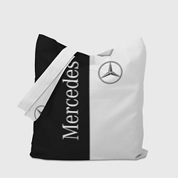 Сумка-шопер Mercedes B&W, цвет: 3D-принт