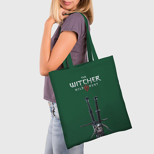 Сумка-шоппер The Witcher: Wild Hunt / 3D-принт – фото 3