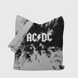 Сумка-шопер AC/DC: Grey & Black, цвет: 3D-принт