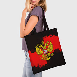 Сумка-шопер Russia: Red Collection, цвет: 3D-принт — фото 2