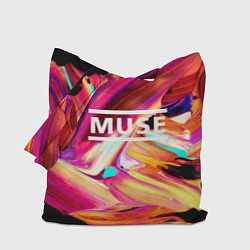 Сумка-шопер MUSE: Neon Colours, цвет: 3D-принт