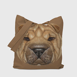 Сумка-шопер Sharpei, цвет: 3D-принт