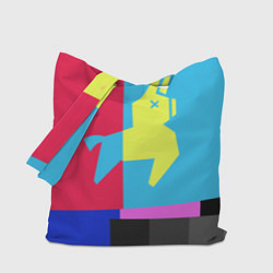 Сумка-шопер Цветная Лама, цвет: 3D-принт
