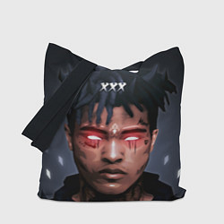 Сумка-шопер XXXTentacion Demon, цвет: 3D-принт