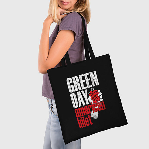 Сумка-шоппер Green Day: American Idiot / 3D-принт – фото 3