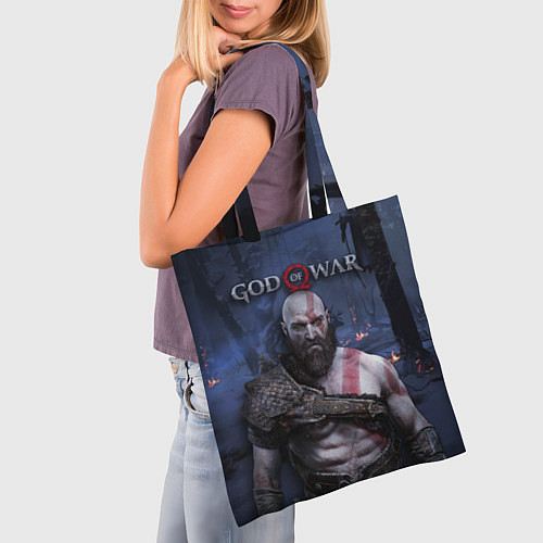 Сумка-шоппер God of War: Kratos / 3D-принт – фото 3