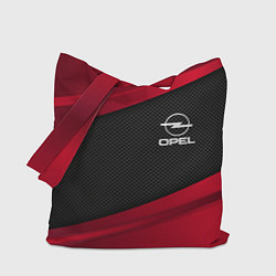 Сумка-шопер Opel: Red Sport, цвет: 3D-принт