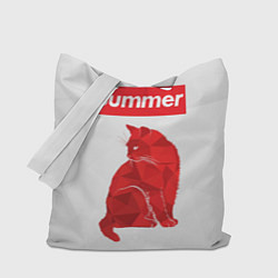 Сумка-шопер Summer Cat, цвет: 3D-принт
