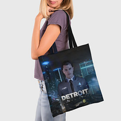 Сумка-шопер Detroit: Connor, цвет: 3D-принт — фото 2