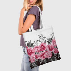 Сумка-шопер Roses Trend, цвет: 3D-принт — фото 2