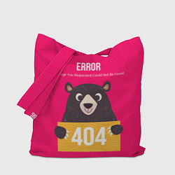 Сумка-шоппер Bear: Error 404
