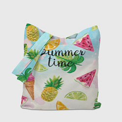 Сумка-шопер Summer Time, цвет: 3D-принт