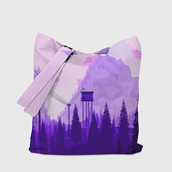 Сумка-шопер Firewatch: Violet Wood, цвет: 3D-принт
