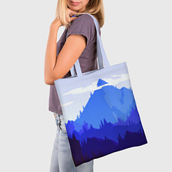 Сумка-шопер Firewatch: Cold Mountain, цвет: 3D-принт — фото 2