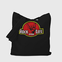 Сумка-шопер Rock for Life, цвет: 3D-принт