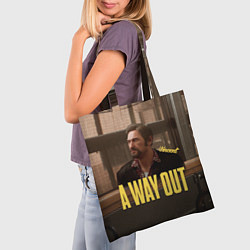 Сумка-шопер Vincent: A Way Out, цвет: 3D-принт — фото 2